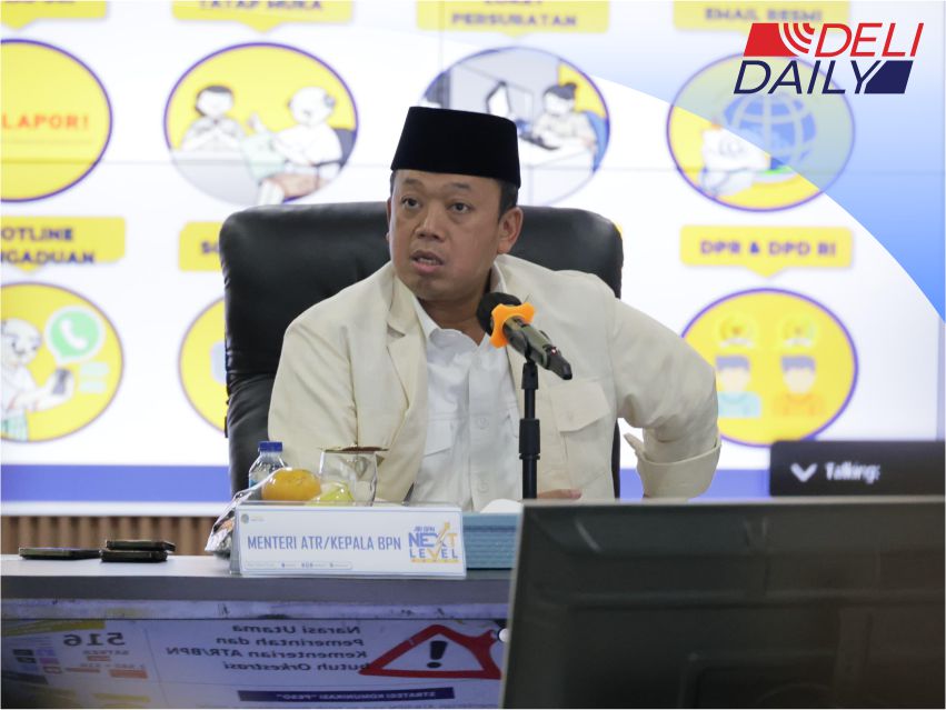Sambangi ATR/BPN Sumut, Nusron Beri Arahan Kerja Yang Optimal