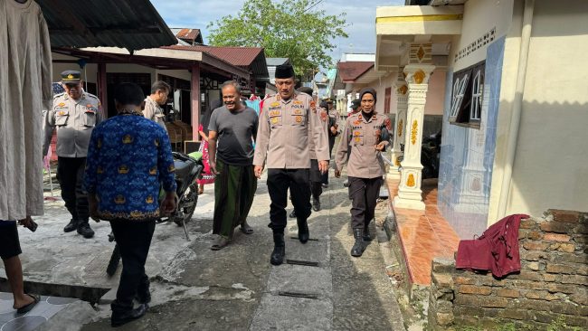 Kapolres Binjai Berikan Bantuan Sosial dalam Rangka Hari Bhayangkara ke-79