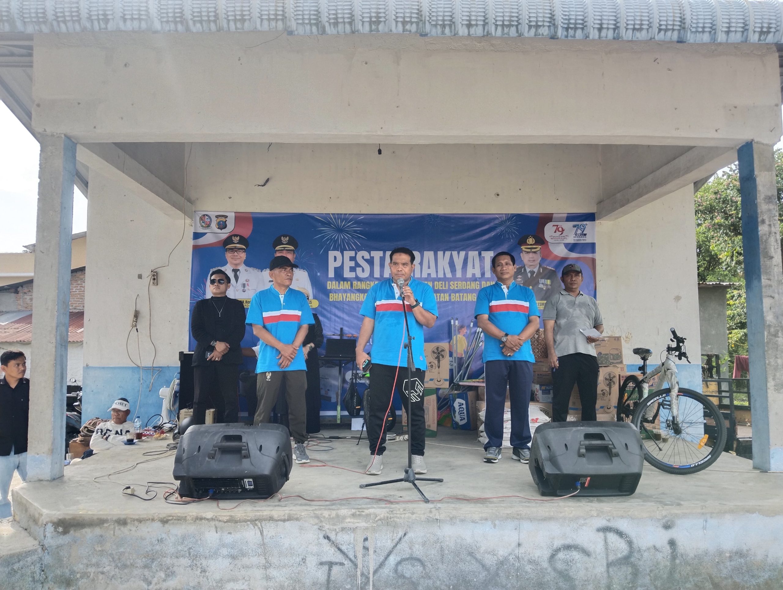 Pembukaan Pesta Rakyat Deli Serdang di Kecamatan Batang Kuis