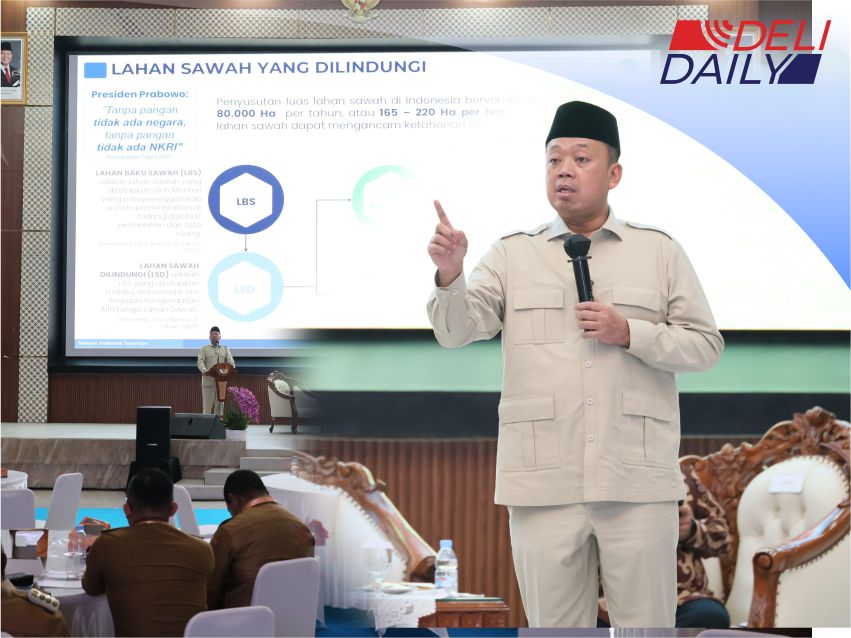 Menteri ATR/BPN Larang Keras Alih Fungsi Sawah LP2B ke Kepala Daerah