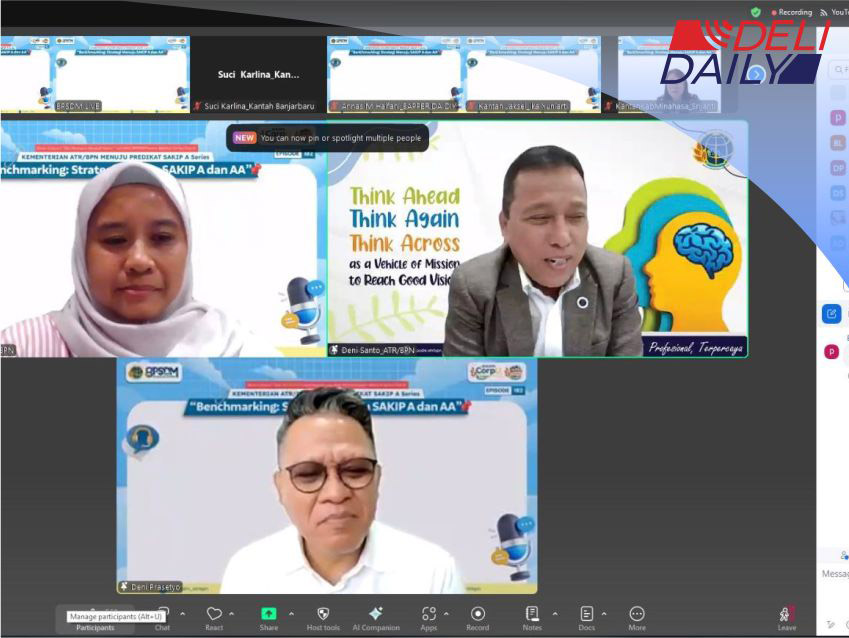 Kementerian ATR/BPN Dorong Capaian Skor SAKIP A demi Tingkatkan Tata Kelola dan Akuntabilitas