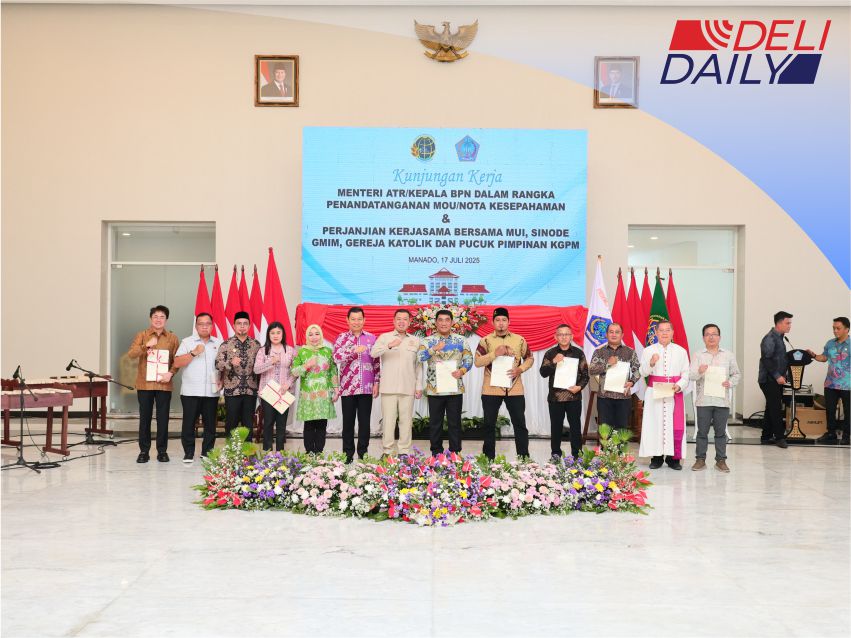 MoU BPN Sulut dengan Lembaga Keagamaan, Menteri Nusron Tekankan Implementasi yang Cepat dan Konkret