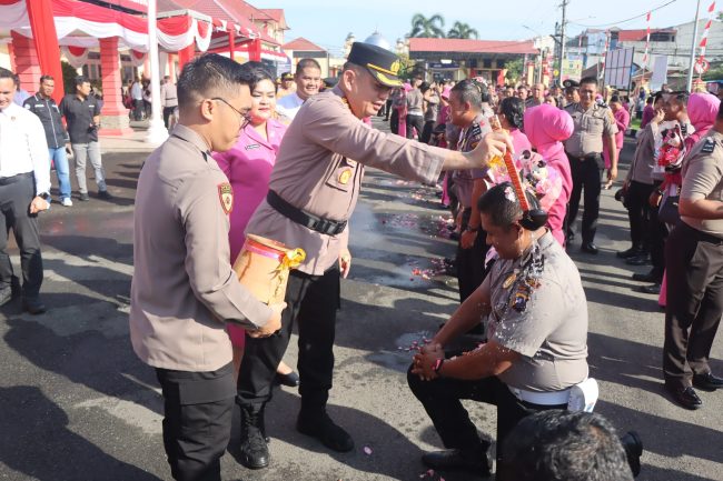 Upacara Kenaikan Pangkat Polresta Deli Serdang