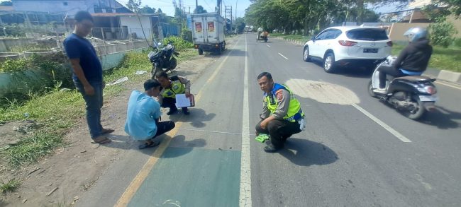 Laka Lantas di Deli Serdang, Guru Meninggal Dunia Setelah Tabrak Pantat Colt Diesel