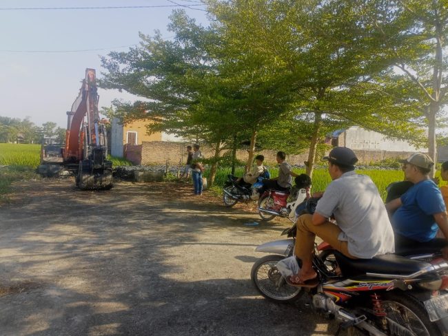 Normalisasi Sungai Cegah Banjir di Desa Tumpatan Nibung
