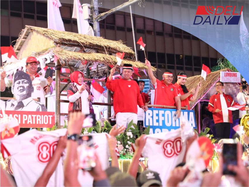 Lewat Karnaval Kemerdekaan HUT ke-80 RI, Menteri ATR/Kepala BPN Sampaikan Makna Kemerdekaan