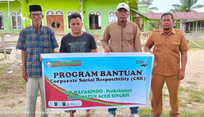 Perkuat Peran Sosial Keagamaan, PT Nafasindo Salurkan CSR ke Masjid