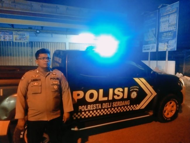 Polresta Deli Serdang Intensifkan Patroli Malam dan Siskamling untuk Jaga Kamtibmas