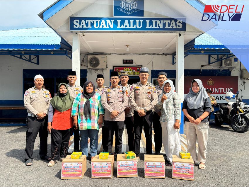 Satlantas Polres Langkat Gelar Syukuran, Doa, dan Zikir HUT ke-70 Lantas Bhayangkara
