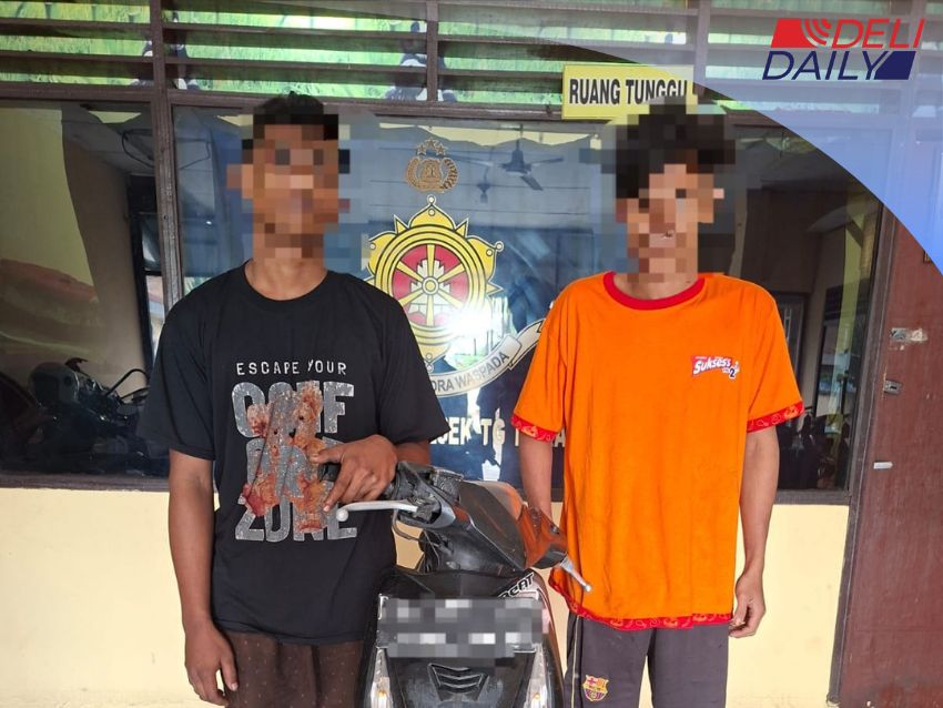 Polsek Tanjung Morawa Amankan 2 Pelaku pencurian Sepeda Motor