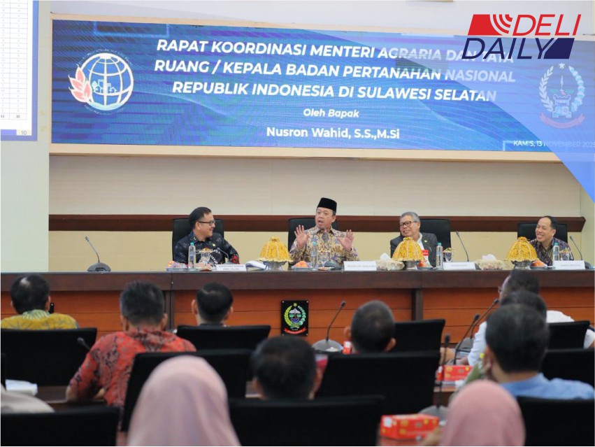 Menteri Nusron Adakan Rakor dengan Kepala Daerah Se-Sulsel