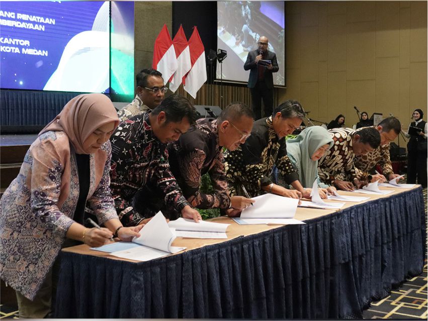 Penandatanganan Pakta Integritas Internal BPN Sumut