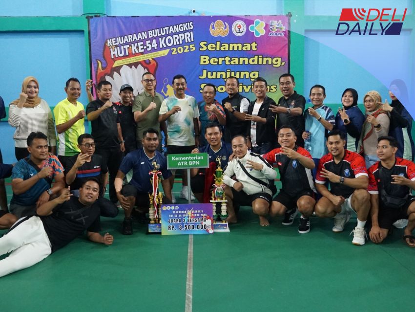 Kalah di Semifinal, Tim Bulutangkis ATR/BPN Tetap Pulang Bawa Dua Piala Kategori Perorangan dan Beregu