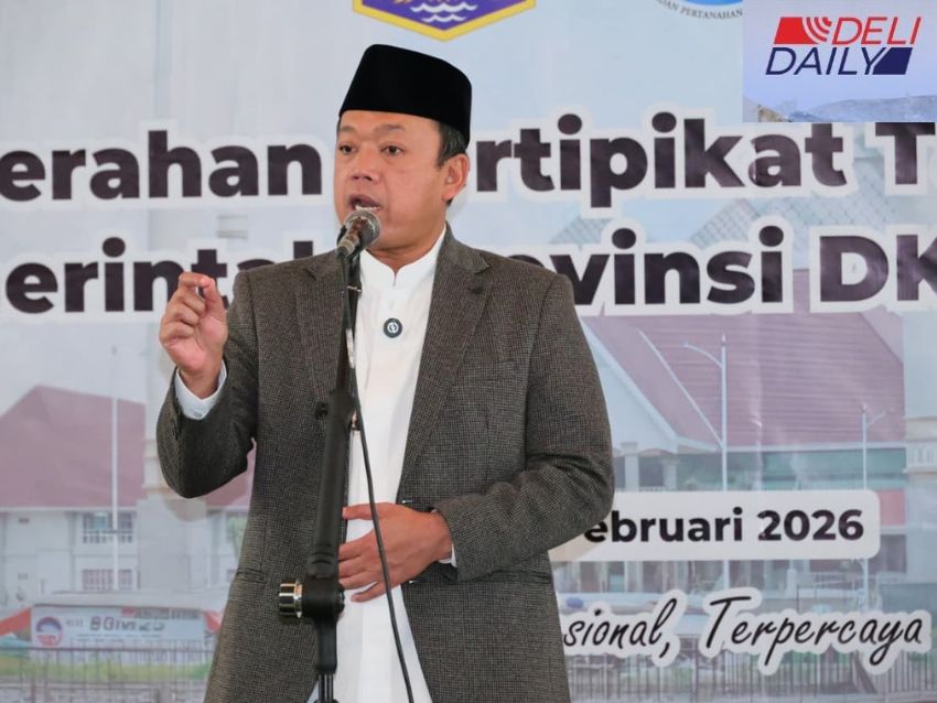 Serahkan 3.922 Sertipikat Aset Pemprov DKI, Menteri ATR/BPN Amankan Aset Senilai Rp102 Triliun