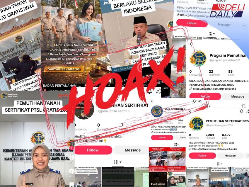 Hoaks! Kementerian ATR/BPN Bantah Ada Program Pemutihan Sertipikat Tanah