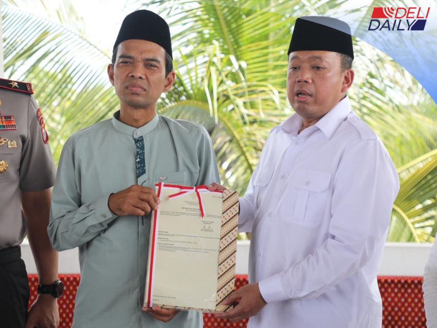 Menteri Nusron Apresiasi UAS: Sertipikat Elektronik Lebih Aman, Ponpes hingga Masyarakat Diminta Beralih