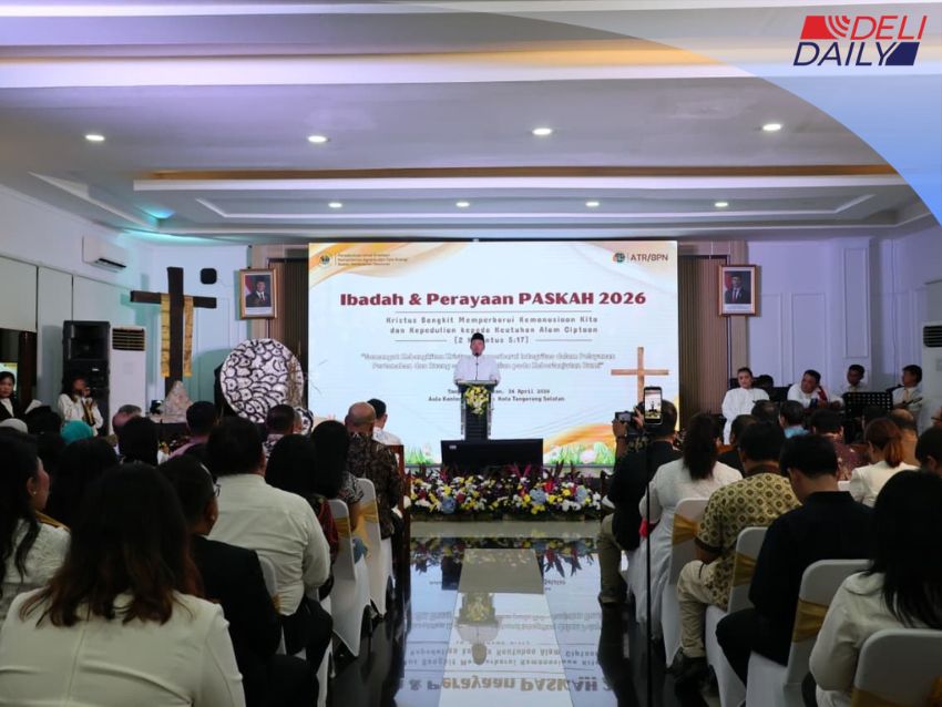 Spirit Kebangkitan Paskah untuk Pelayanan Publik, Menteri Nusron: Jajaran ATR/BPN Harus Bangkit Secara Fisik dan Mental

