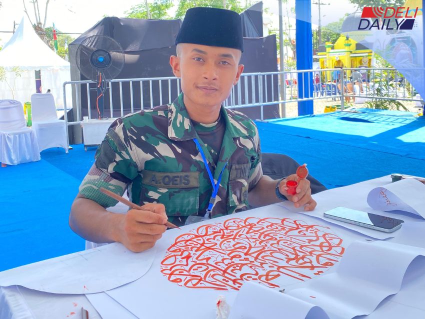  Prajurit TNI Batalyon TP 952 Buktikan Jiwa Seni & Spiritual Tumbuh Subur di Lingkungan Militer lewat MTQ Medan