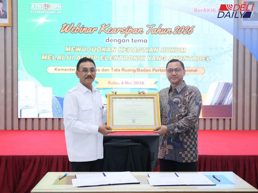Ke-5 Kalinya! Kementerian ATR/BPN Raih Penghargaan dari ANRI, Arsip Statis Dinilai Selamatkan Memori Bangsa
