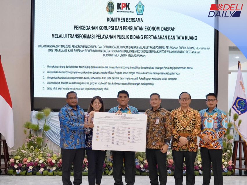 Gubernur Yulius Selvanus: 9 Program Kerja Sama ATR/BPN-KPK Adalah Solusi Konkret Masalah Aset