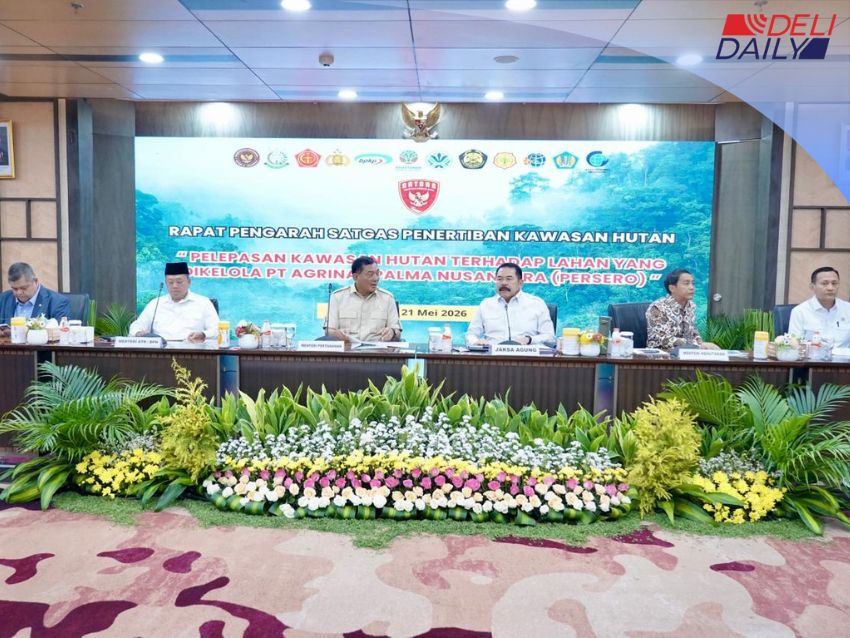 Rakor Satgas PKH di Kejagung: Bahas Pelepasan Kawasan Hutan Lahan PT Agrinas Palma Nusantara