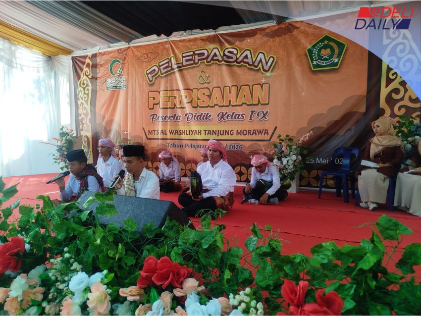 MTs Al Washliyah Tanjung Morawa Lepas Siswa Angkatan 2026