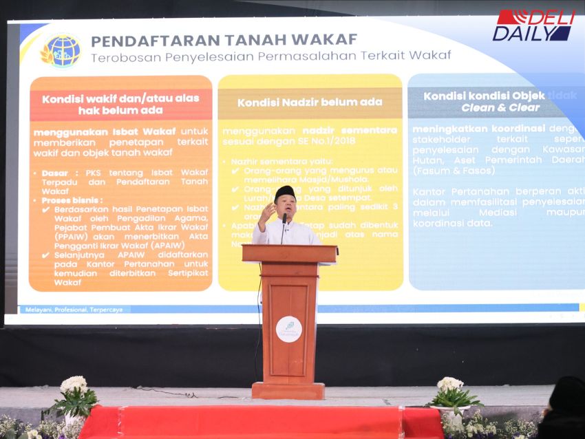 Tanah Wakaf Bersertipikat Bukti Negara Lindungi Aset Publik, Menteri Nusron: Kesadaran Meningkat