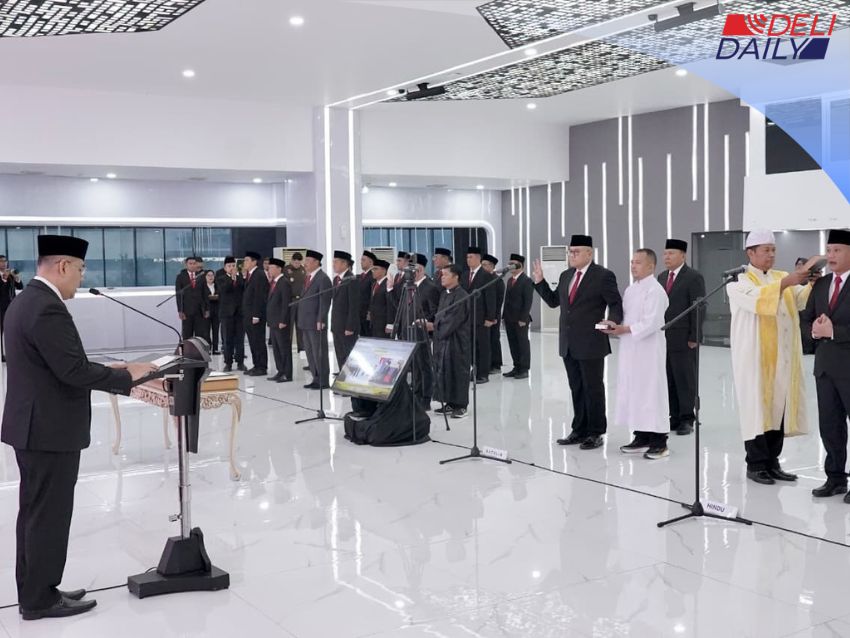 Lantik 8 Pejabat Eselon II dan 70 Eselon III, Wamen BPN Ingatkan Tantangan Birokrasi Dinamis