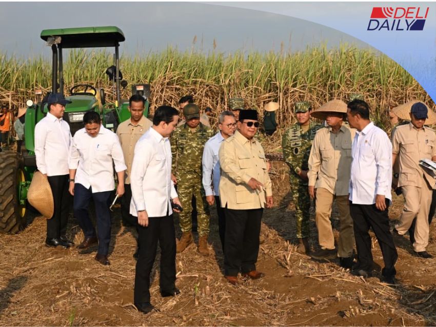 Dampingi Presiden Prabowo di Malang, Menteri Nusron Tegaskan Hubungan Kepastian Hukum Tanah dan Pangan