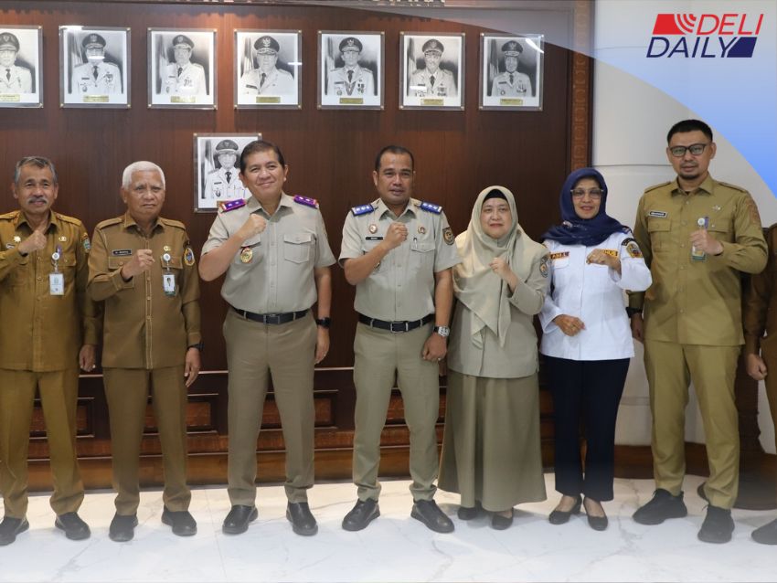 Nugraha Pimpin Jajaran BPN Sumut dalam Audiensi Strategis dengan Wakil Gubernur Surya