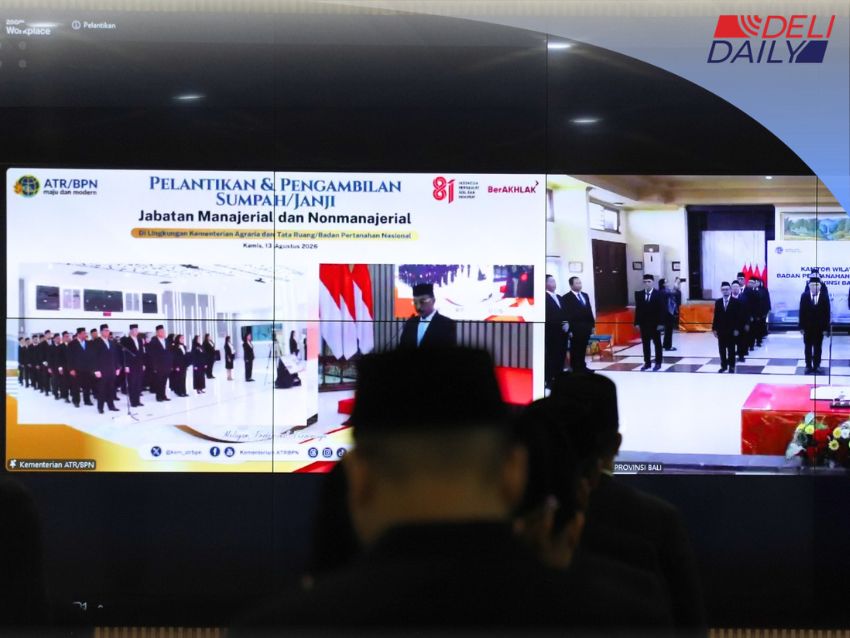 Kakanwil BPN Sumut Lantik Pejabat Baru: Minta Segera Beradaptasi dan Lahirkan Inovasi!