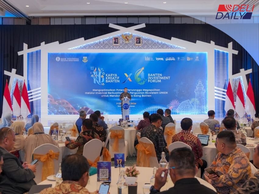 Buka Banten Investment Forum 2026, Wamen ATR/BPN Tekankan Peran Pertanahan dan Tata Ruang Dalam Perkuat Iklim Investasi